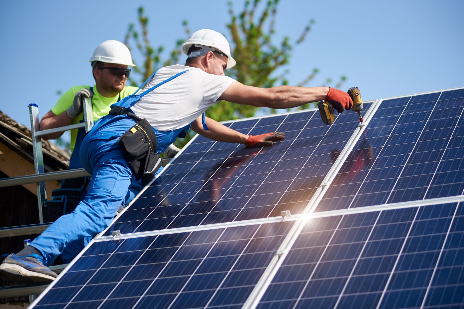 Reinigung einer PV-Anlage