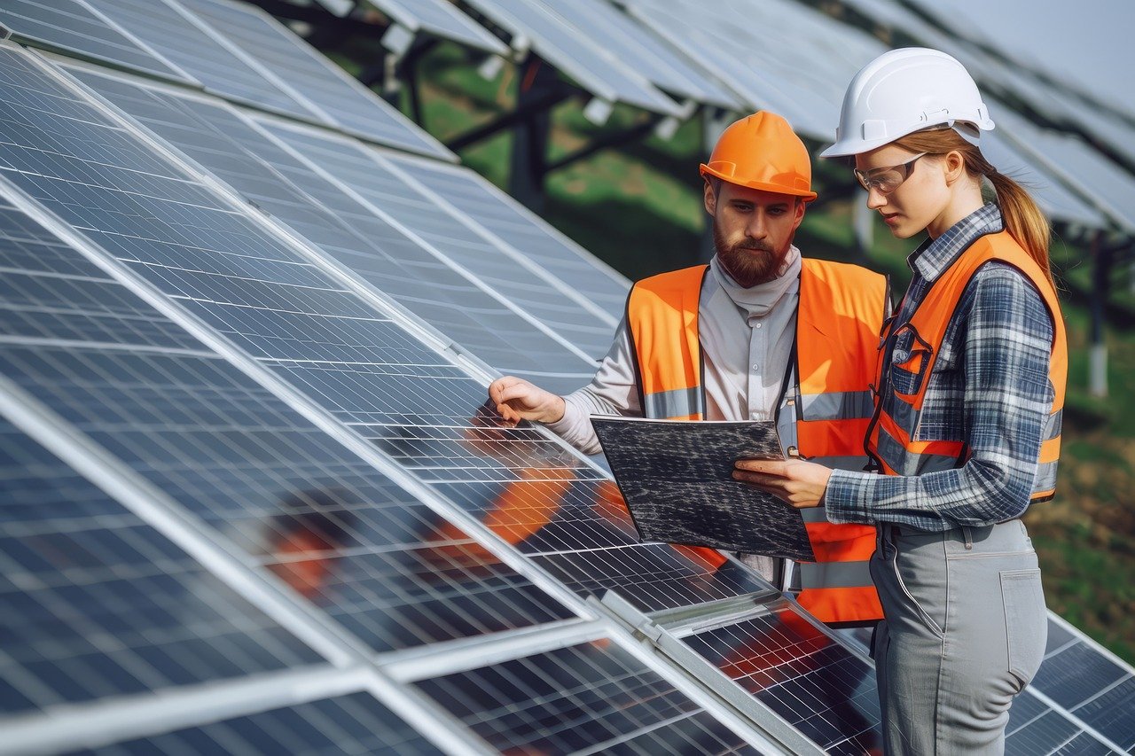 Installation einer Photovoltaikanlage